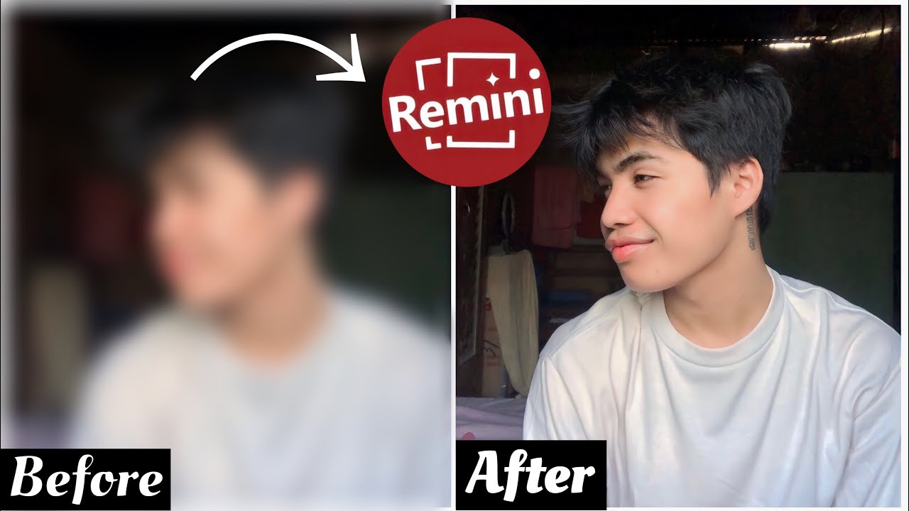 Remini App Before and After